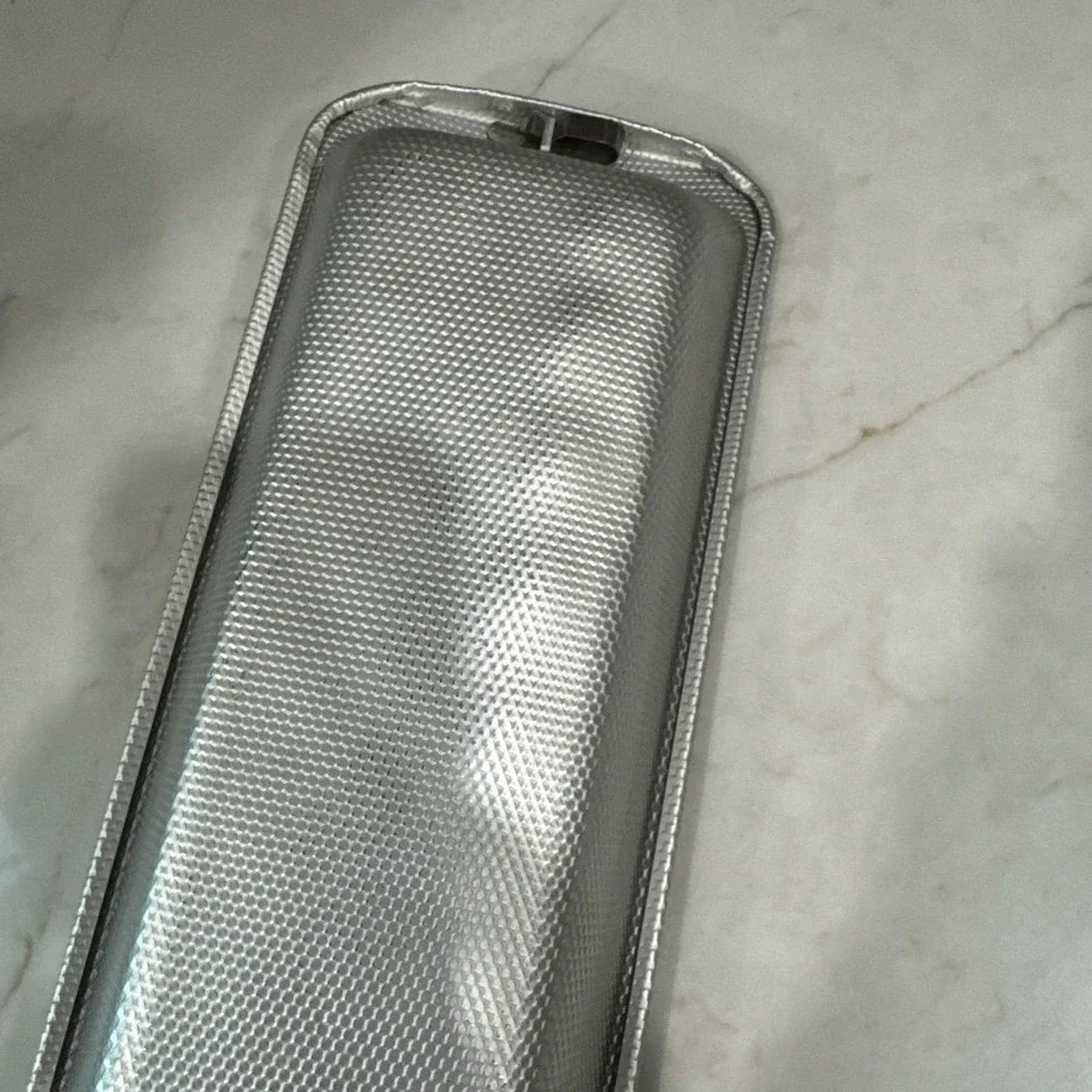 Vintage Textured Aluminum Metal Ice Cube Tray - Makes 18 Cubes